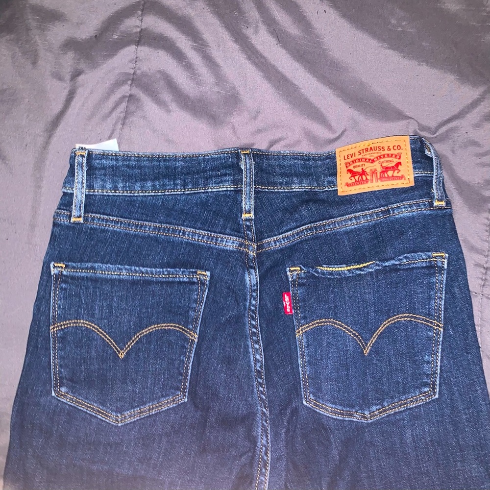 High rise Levi skinny jeans